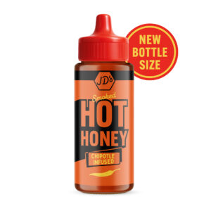 JD's Hot Honey - Smoked Chipotle Infused (260g bottle)