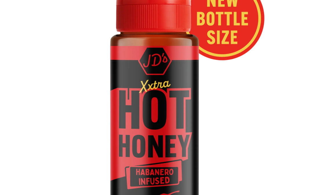 JD’s Hot Honey – Xxtra Hot Habanero Infused (260g bottle)