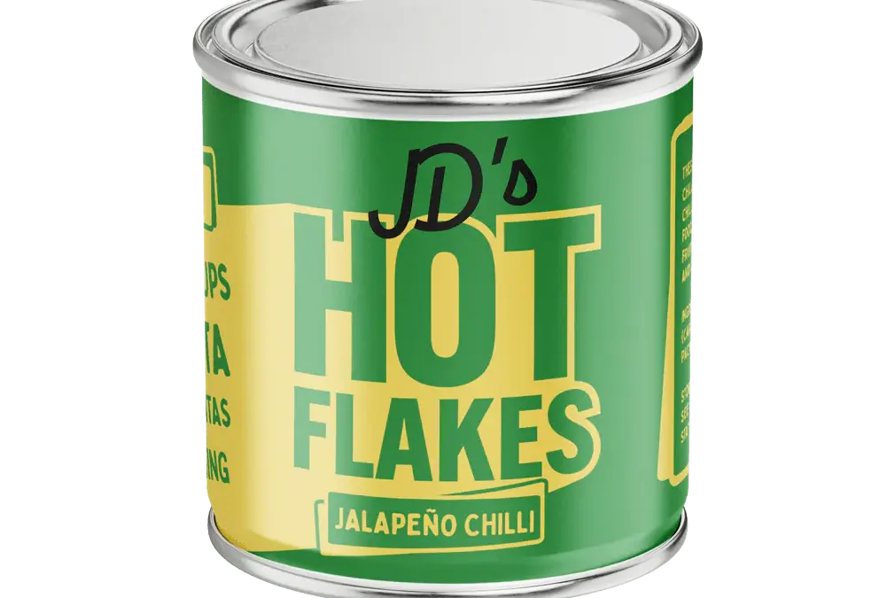 JD’s Hot Flakes –  Jalapeno Chilli